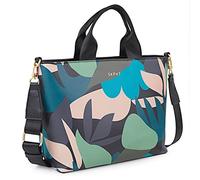 SKPAT - Large Handbag with Large Tote Bag, Stylish Tote Handbag in Leaves, Versatile Handbag Shoulder Bag