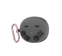 SKPY Cute Case Compatible with Huawei FreeClip with Keychain,Soft Silicone Cartoon 3D Funny Game Console Shockproof Protective Cover for FreeClip for Women Men