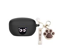 SKPY Cute Case Compatible with Sony WF-1000XM5 with Keychain,Soft Silicone Funny Animal Cartoon Cat Creative Shockproof Protective for WF-1000XM5 for Women Men