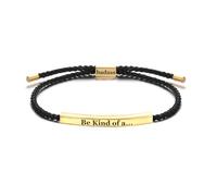 SKQIR Dont Let The Hard Days Win Bracelet Women Braided Adjustable Wrap Bracelet Gold Silver Tube Motivational Hidden Message Words Engraved Inspirational Fun Gag Jewelry Gift for Friends