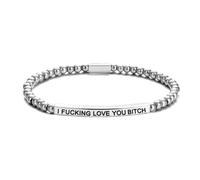 SKQIR Dont Let The Hard Days Win Bracelet Women Braided Adjustable Wrap Bracelet Gold Silver Tube Motivational Hidden Message Words Engraved Inspirational Fun Gag Jewelry Gift for Friends