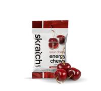 Skratch Labs | Sport Energy Chews, Sour Cherry with Caffeine (1.8 Ounce - Pack of 10)