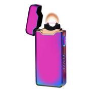 SKRFIRE Luxury Electric Lighter Set - Flameless USB Rechargeable with Gift Box | Windproof Plasma Lighter Ideal for Father's Day, Christmas & Travel | Great Present for Men & Women (Multi-Colored)