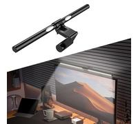 SKRFIRE Monitor Light Bar for Eye Care, Computer Screen Light Bar with Asymmetric Lighting for 17-35 inch Monitors, No Screen Glare LED Desk Lamp, Stepless Dimming Touch Bar for Home Office (Basic)