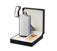 SKRFIRE Rechargeable USB C Electric Arc Plasma Flame Lighter for Candle Electronic Windproof Metal Cool Lighters High Power Torch Lighter with Gift Box, Gift for Men, Women(silvery)