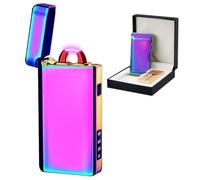 SKRFIRE Windproof Electric Lighter Rechargeable - Plasma Arc Design, USB Charging, Multi-Mode Flashlight & Digital Battery Indicator, Essential for Survival, Hiking & BBQ (Colors)