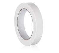 Skrfren 2cm X 20m White Gaffer Tape, Professional Premium Grade Gaffer Tape No Residue Hand Tear Self-Adhesive GafferTape Industrial Grade White Duct Tapes for Labeling, Cable, Stage, Photo Studio