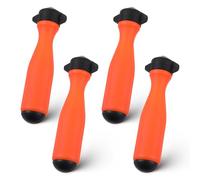 Skrfren 4 PCS Round File Handle, Chainsaw File Handle Files Cutting Tool Files Round Handles Replacement Accessories Plastic Nylon Handles for ChainsawFile Diameter 4mm-5mm 0.2 Inch Hole Saw Chain
