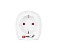 Skross 1.500230-E Travel Adapter UK Sockets to Earthed & Euro Plugs