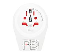 SKROSS - World to UK USB C20PD - UK TRAVEL ADAPTER UK from Euro, Australia, UK, USA, JAPAN, Brazil and China - USB Coating C 3A Fast Charger