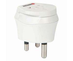 Skross 2-in-1 Universal Travel Adapter for Europe and South Africa 16A, White