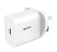 SKROSS - Power Charger UK - PC, Tablet, Smarthone Charger With Quick Charge 30W - 1 Device Charger with usb C 30W with UK Plug - 100/240 V - Weight 60g
