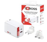 SKROSS 45W Klip Roll Multi-head Universal USB Travel Charger