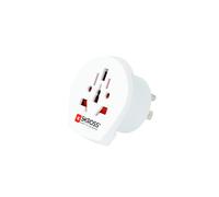 Skross 73566 Country Adapter World to USA - suitable for equipment with earthed