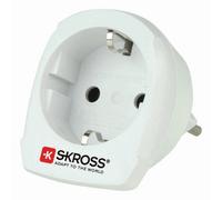 SKROSS - 1.500206-E - Combo World to Switzerland - Travel adapter for universal type j (CH) - Tension and power: 100V - 1000W / 250V - 2500W - Anti -shabby protection