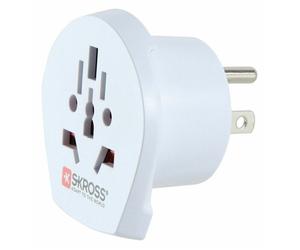 SKROSS Mains Travel Adapter World to USA / Canada - Earthed