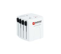 Skross MUV Micro power plug adapter Universal White