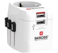 Skross Pro Light USB Adapter for 200+ countries 1575W Dual USB