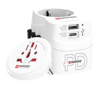 Skross 1.302473 PRO Light USB Travel Charger Charges 3 Devices Safely