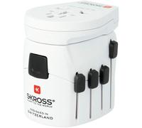 SKROSS PRO World 1.302530 world travel adapter for all 2/3-pin devices and USB,