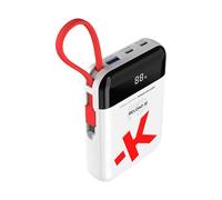SKROSS Reload 10 Power Bank Portable Charger 10000mAh, Built-In USB-C Cable, Fast Charging Battery Pack for iPhone 17/17 Air/17 Pro/17 Pro Max/16/15