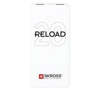 Skross Reload 20 Powerbank (Extra Battery) 20000 mAh Li-ion White Status Display