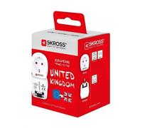Skross Travel Adapter Europe Schuko to UK Gran Bretagna - Earthed
