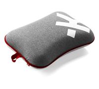 SKROSS - Travel Pillow - Ultra Comfortable Travel Pillow in A 100% PU Memory Foam - Washable Lining - Air Use Train Machine - Grey Color