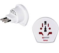 Skross Travel Plug Power Adapter Germany Europe DE UK US > Syria Albania