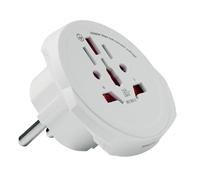 Skross World to EU Travel Adapter (EU Plug) MidOcean White One Size