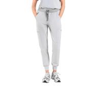 SKRUBZ Scrubs Pants for Women | Medical Scrub Trousers with 10 Pockets | Stretch Jogger Uniform Pants | Hospital Scrubs with Ribbed Cuffs, Quiet Grey, XS, Regular