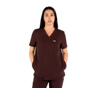SKRUBZ Tasca Scrubs Top | V Neck Scrub Four Pockets with Invisible Side Pockets | Anti-Wrinkle Nurse Tunic | Breathable | Ultra-Soft | Medical Scrub Top