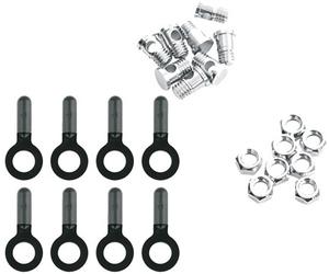 SKS 8 Bolts/Nuts/End Caps For Chromoplastic/Longboard