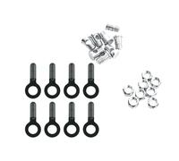 SKS Unisex 8x Bolts,nuts & Endcaps for Chromoplastics/Longboard Mudguards, One Colour, One Size UK