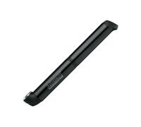 SKS GERMANY AIRBOY mini pump, air pump (bicycle pump with two-chamber pump system, bicycle accessory with 2 equally sized handle parts, for SV/DV valves, pressure max.: 8 bar, 115 PSI), black