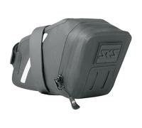 SKS GERMANY Trail Saddle Bag M Saddle Bag for Bicycles (Bicycle Bag, Waterproof and Robust, for Mountain and Gravel Bikers, Reflective Elements), Black