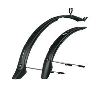 SKS GERMANY VELO 65 MOUNTAIN SET 29'' mudguard set incl. stays (bicycle mudguard for mountain bikes, for tyre widths 52 - 60 mm, universal angle mounting, incl. stays and frame clip)