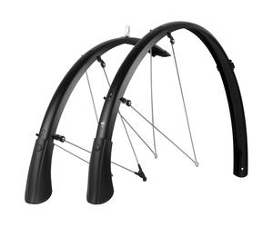 SKS Bluemels Matt Mudguard Set - Suit 700c Road Wheels (53mm Width) - Matt Black