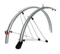 SKS Chromoplastic Mudguards 700c Road - Silver / 45mm For Tyre Width - 700 x 28-38mm
