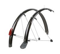 SKS 26 P65 Mudguard Set: Robust mudguards for 26" wheels, providing extensive coverage with a 65mm width, ideal for various terrains and weather conditions