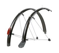 Sks Chromoplastics Reflex Silver Mudguard Set 35mm 28" W/ Spoiler