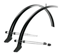 SKS Commuter - Hybrid / Road Bike Mudguards Black - 28" / 700c x 45mm