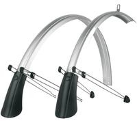 SKS Mudguard – Commuter with Spoiler – Silver – 45 mm, 28-inch