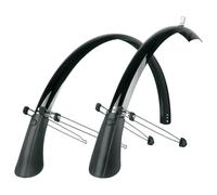 Commuter Mudguard With Mud Flaps Black 35mm 28 - Sks Set Fulllength W - mudguard sks commuter set fulllength wmud flaps