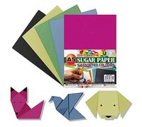 SKS Distribution (4000 Sheets) A5 Sugar Paper, 100 Sheets Per Pack, Professional Assorted Colour Flashcards for Schools, Offices, Art Studios, DIY Decorations, Paper Models & Creative Learning Crafts