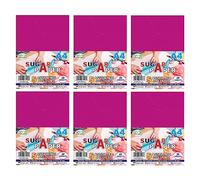 SKS DISTRIBUTION (6 Pack) Recycled A4 Sugar Paper, Premium Assorted Colour Craft Sheets for Greeting Cards, Classroom Resources, Paper Cutting, Folding, Creative Origami Art Workshops & DIY Home Decor