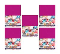 SKS Distribution A4 Recycled Sugar Paper, 70 GSM, 50 Assorted Craft Sheets for Scrapbooking, Card Making, Classroom Displays, School Projects, Creative Paper Folding, DIY Activities & Art Projects, 5
