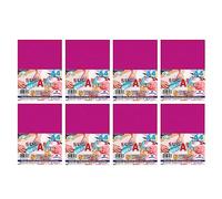 SKS Distribution A4 Recycled Sugar Paper, 70 GSM, 50 Assorted Craft Sheets for Scrapbooking, Card Making, Classroom Displays, School Projects, Creative Paper Folding, DIY Activities & Art Projects, 8