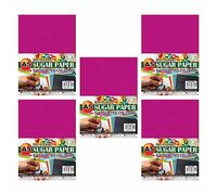 SKS Distribution A5 Recycled Sugar Paper, 70 GSM Assorted Coloured Craft Sheets for Greeting Cards, Paper Flowers, Display Boards, Learning Resources, DIY Decorations & Creative Art Projects, 500