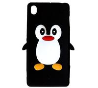 SKS Distribution® Black Silicone Penguin Phone Case / Cover for Samsung Galaxy A5